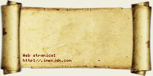 Mia Jaćimović vizit kartica